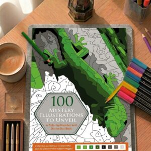 100 mystery illustrations to unvell