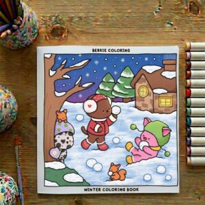 berrie coloring winter