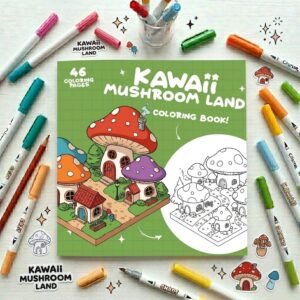kawaii mushroom land