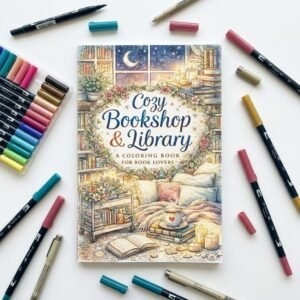 cozy bookshop & library